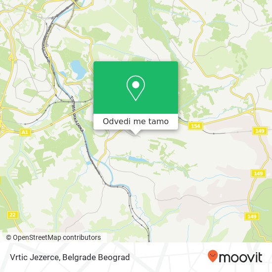 Vrtic Jezerce mapa