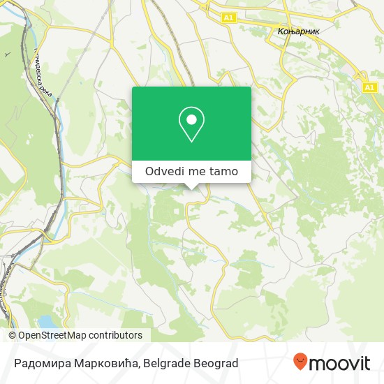 Радомира Марковића mapa