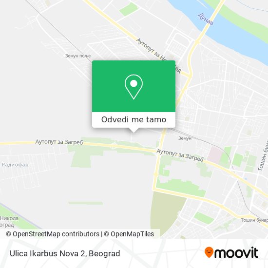 Ulica Ikarbus Nova 2 mapa