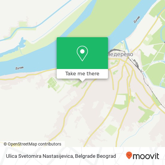 Ulica Svetomira Nastasijevica mapa