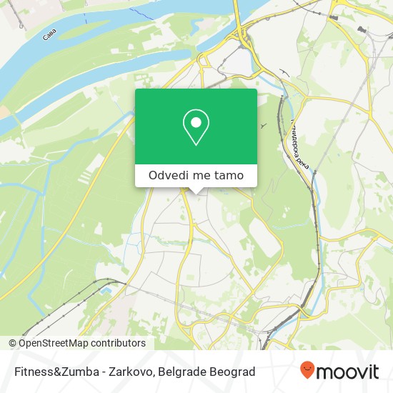 Fitness&Zumba - Zarkovo mapa