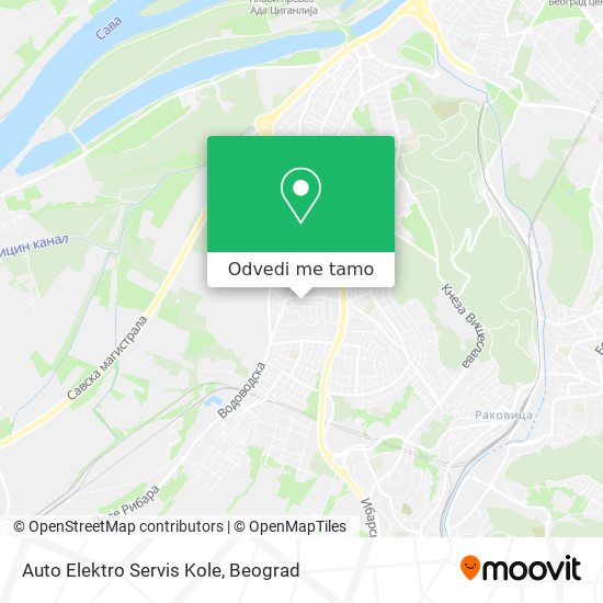 Auto Elektro Servis Kole mapa