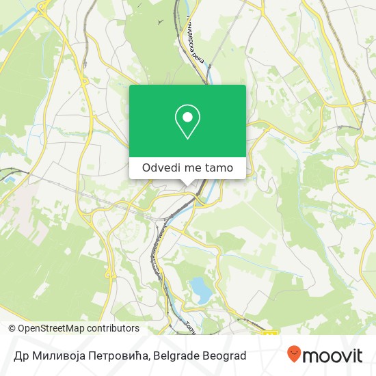 Др Миливоја Петровића mapa