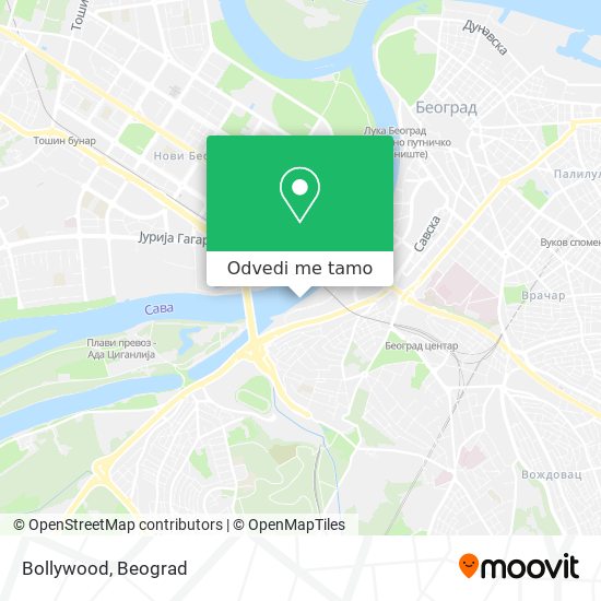 Bollywood mapa