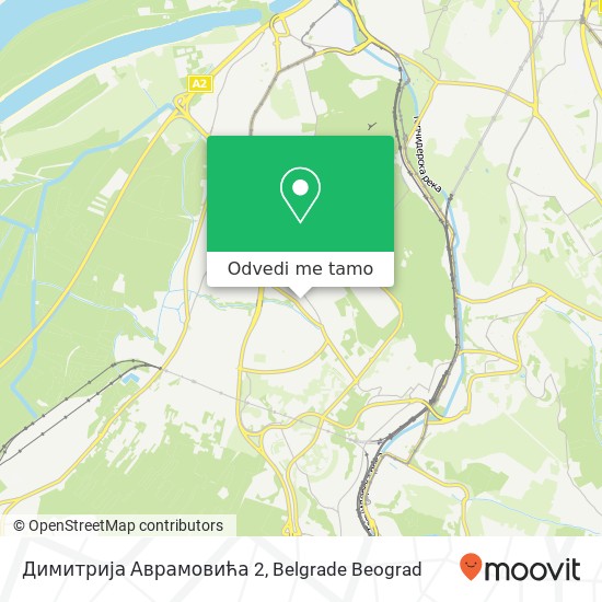 Димитрија Аврамовића 2 mapa