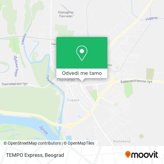 TEMPO Express mapa