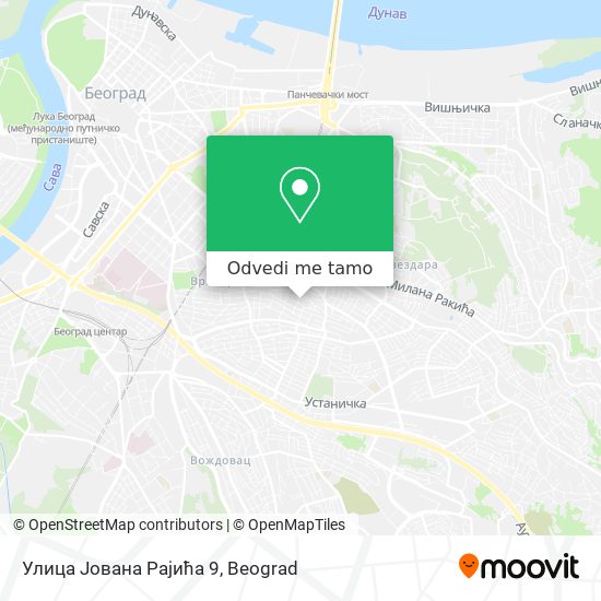 Улица Јована Рајића 9 mapa