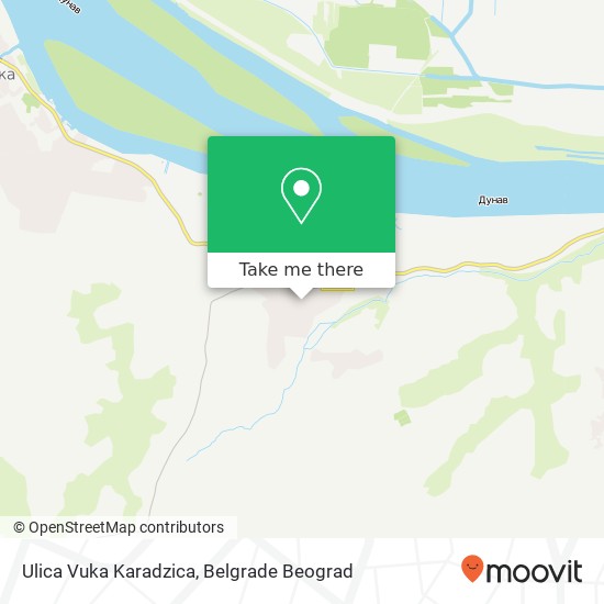 Ulica Vuka Karadzica mapa