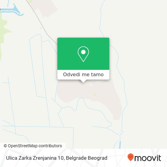 Ulica Zarka Zrenjanina 10 mapa