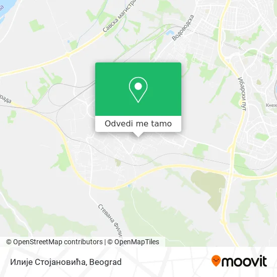 Илије Стојановића mapa