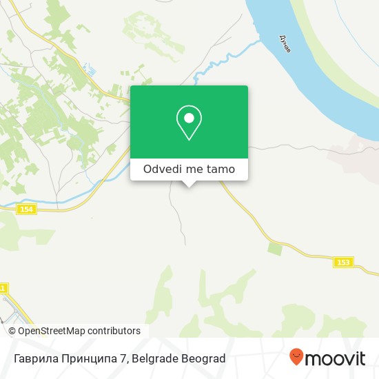 Гаврила Принципа 7 mapa