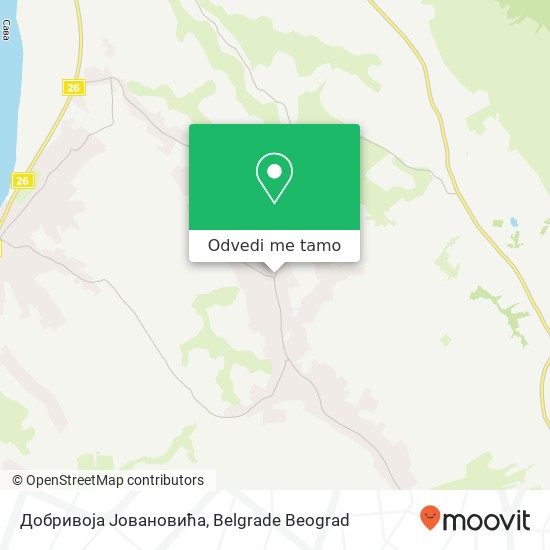 Добривоја Јовановића mapa