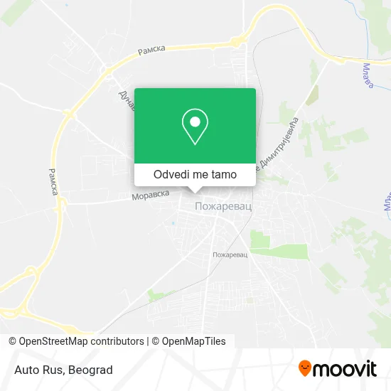 Auto Rus mapa