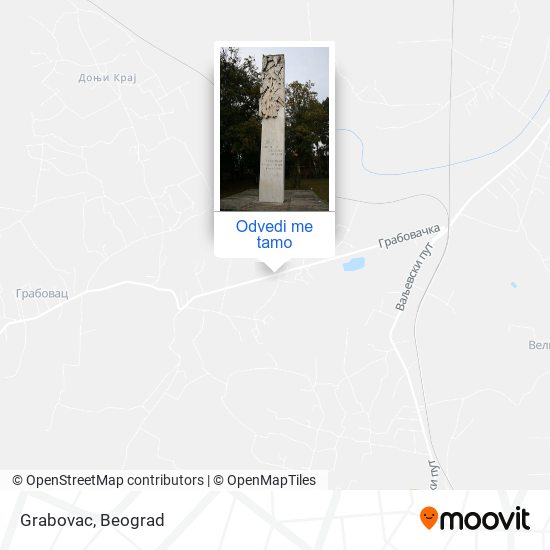 Grabovac mapa