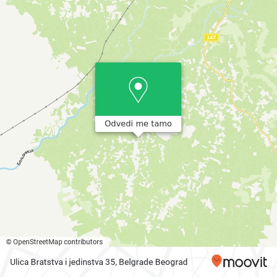 Ulica Bratstva i jedinstva 35 mapa