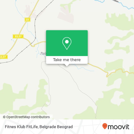 Fitnes Klub FitLife mapa