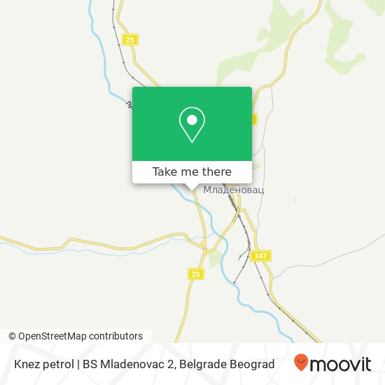 Knez petrol | BS Mladenovac 2 mapa