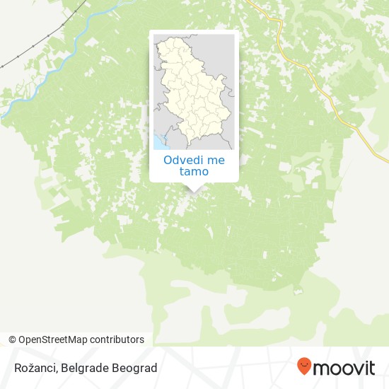 Rožanci mapa