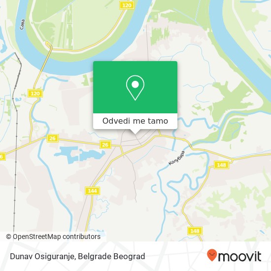 Dunav Osiguranje mapa