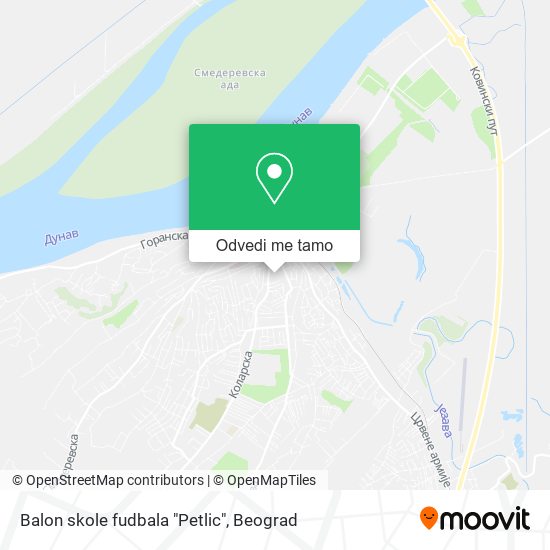 Balon skole fudbala "Petlic" mapa