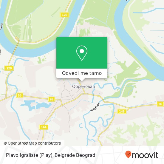 Plavo Igraliste (Play) mapa