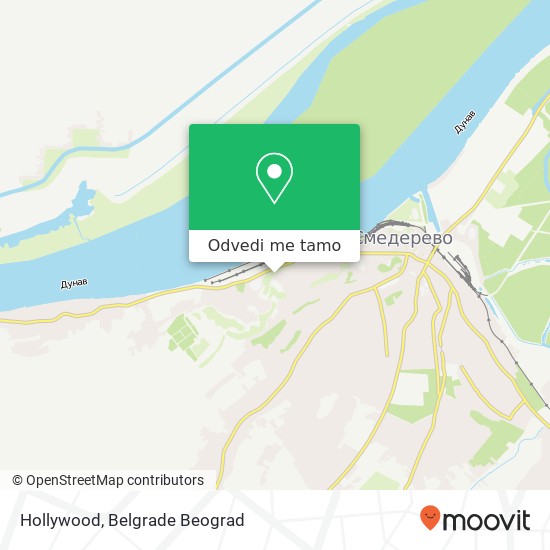 Hollywood mapa