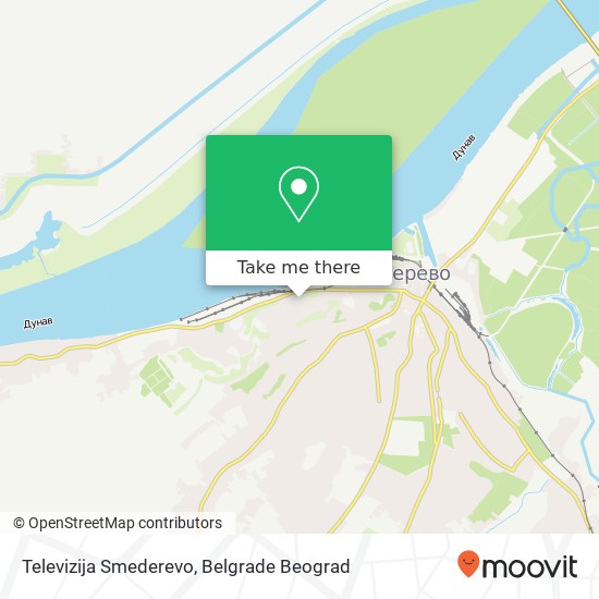 Televizija Smederevo mapa
