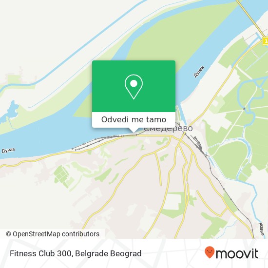 Fitness Club 300 mapa