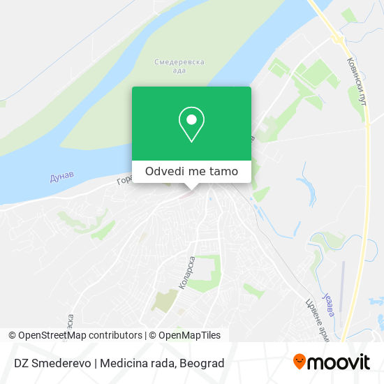 DZ Smederevo | Medicina rada mapa