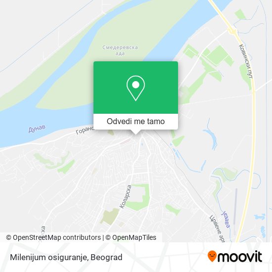 Milenijum osiguranje mapa