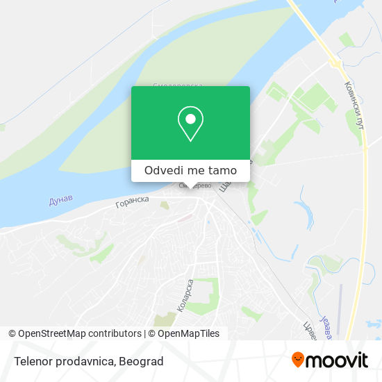 Telenor prodavnica mapa