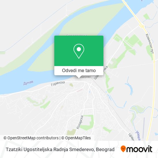 Tzatziki Ugostiteljska Radnja Smederevo mapa