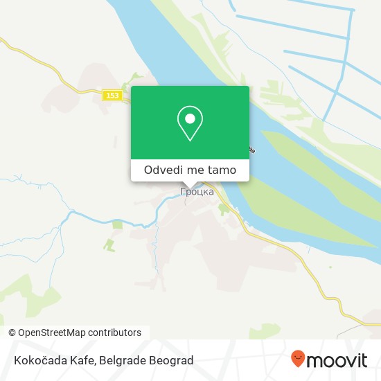 Kokočada Kafe mapa