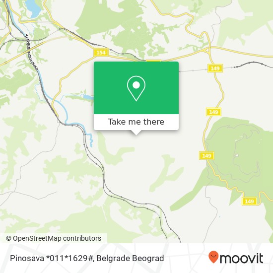 Pinosava *011*1629# mapa