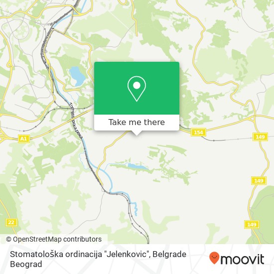 Stomatološka ordinacija "Jelenkovic" mapa