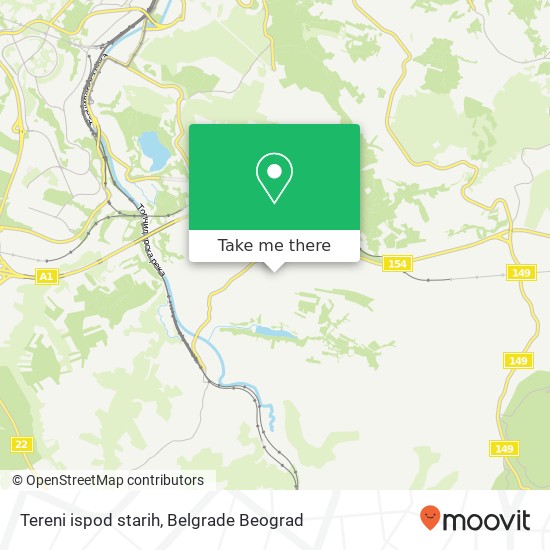 Tereni ispod starih mapa