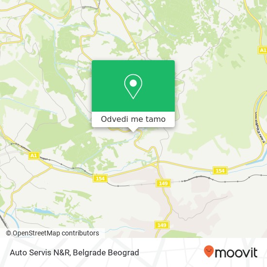 Auto Servis N&R mapa