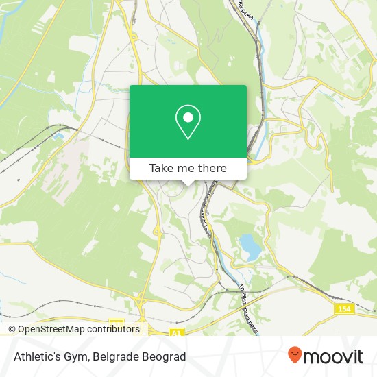 Athletic's Gym mapa