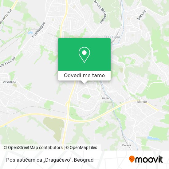 Poslastičarnica „Dragačevo” mapa