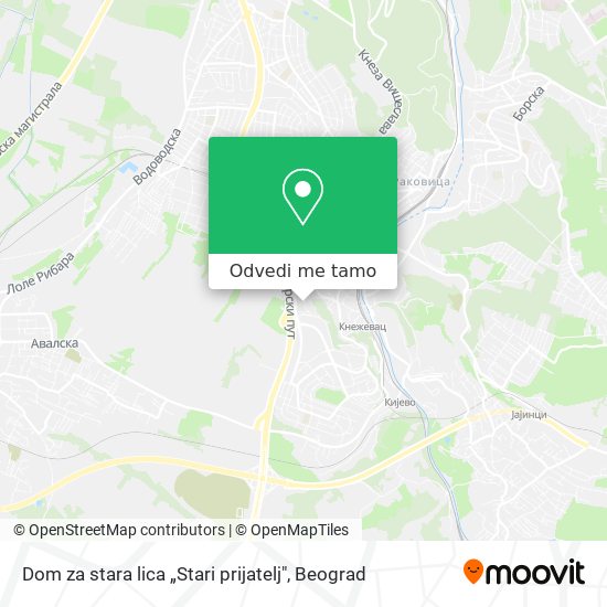 Dom za stara lica „Stari prijatelj" mapa