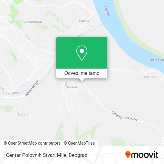 Centar Polovnih Stvari Mile mapa