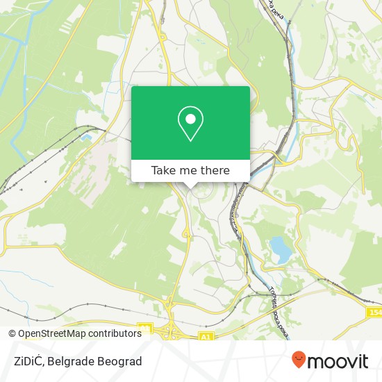 ZiDiĆ mapa