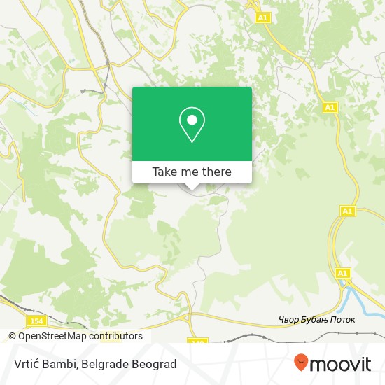 Vrtić Bambi mapa