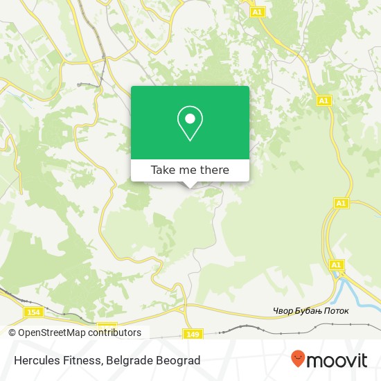 Hercules Fitness mapa