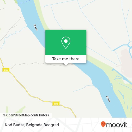 Kod Budze mapa