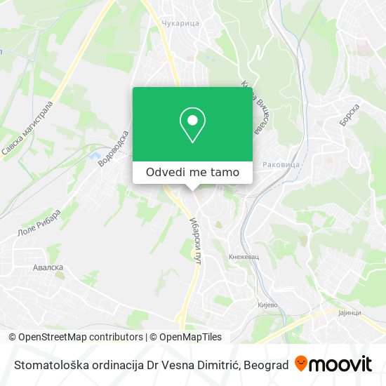 Stomatološka ordinacija Dr Vesna Dimitrić mapa