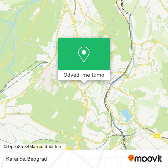 Kafanče mapa