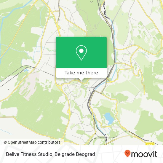 Belive Fitness Studio mapa