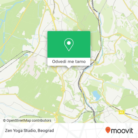 Zen Yoga Studio mapa