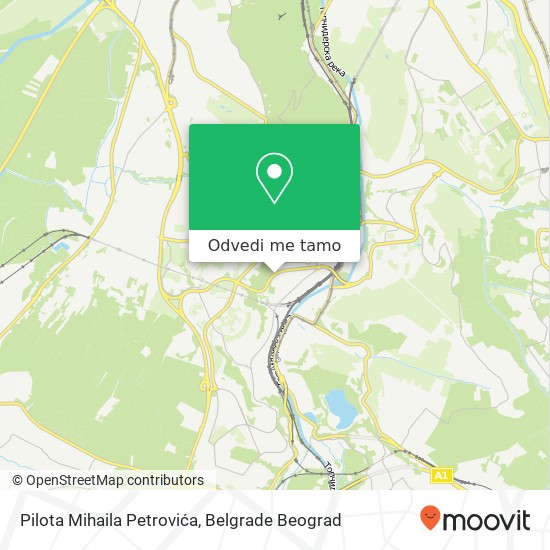 Pilota Mihaila Petrovića mapa